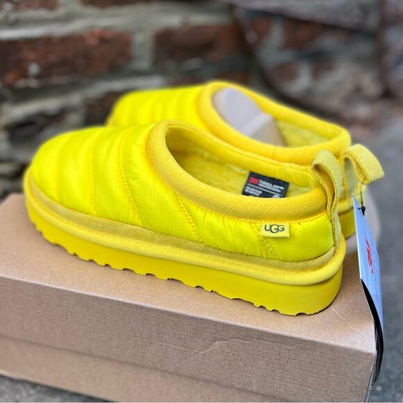 NEW Womens Size 7 UGG Tasman LTA Yellow Puffer Platform Slipper Slip On Shoes - Picture 5 of 9